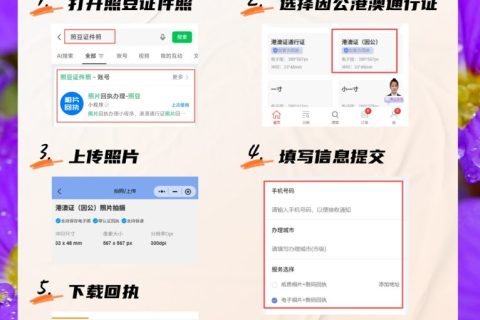 2026年《因公来往港澳通行证相片回执》在线办理指南