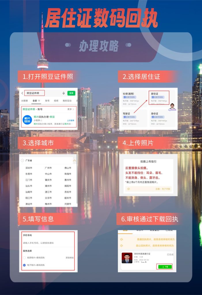 广东省居住证怎么办理?需要什么材料?新手一次看懂的实操清单