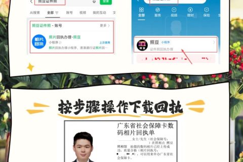 2026社保卡照片回执办理流程：符合部颁标准，一键在线生成