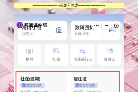 证件照数码相片采集回执，躺床上十分钟搞定了