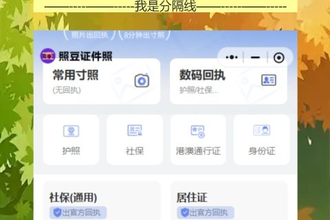 因公护照照片回执不用去照相馆？手机自拍就能过