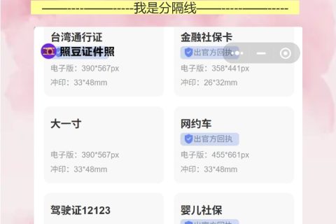 港澳回乡证照片回执线上办理亲测能过，照豆比照相馆靠谱多了