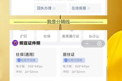 在线办理《港澳通行证照片回执》，半夜想起来也能随时弄