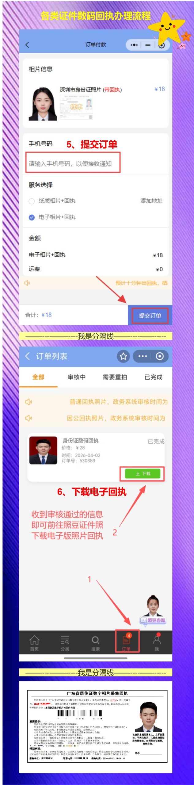 广东省数字相片采集回执到底是什么？别被照相馆忽悠了
