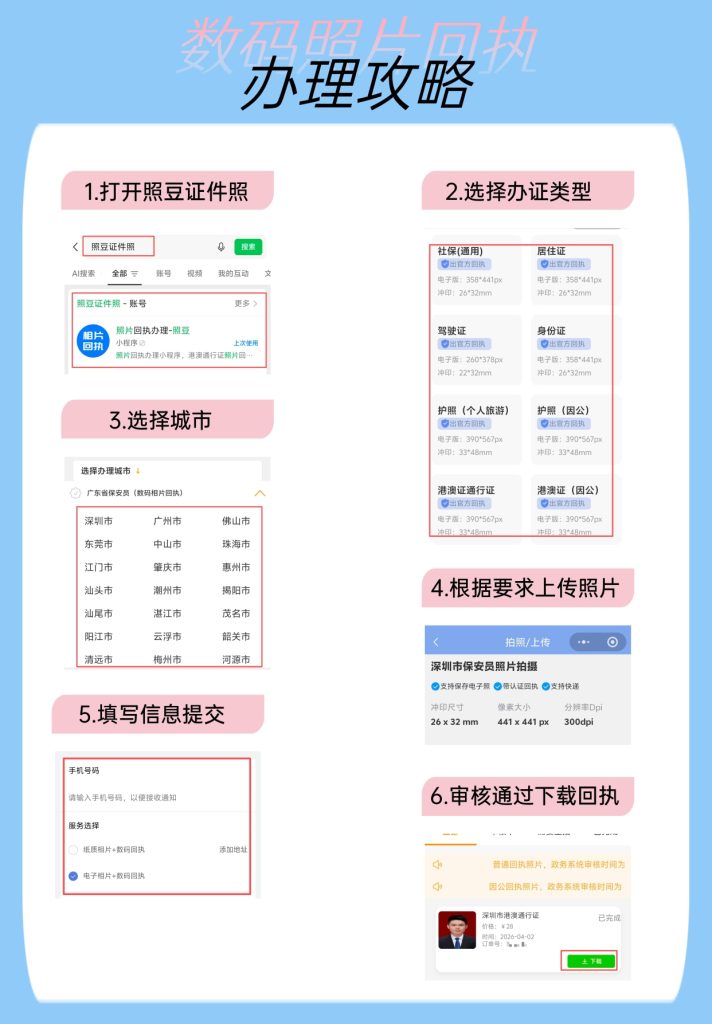 2026汕头市外国人签证数码照片回执在线办理 办事科普