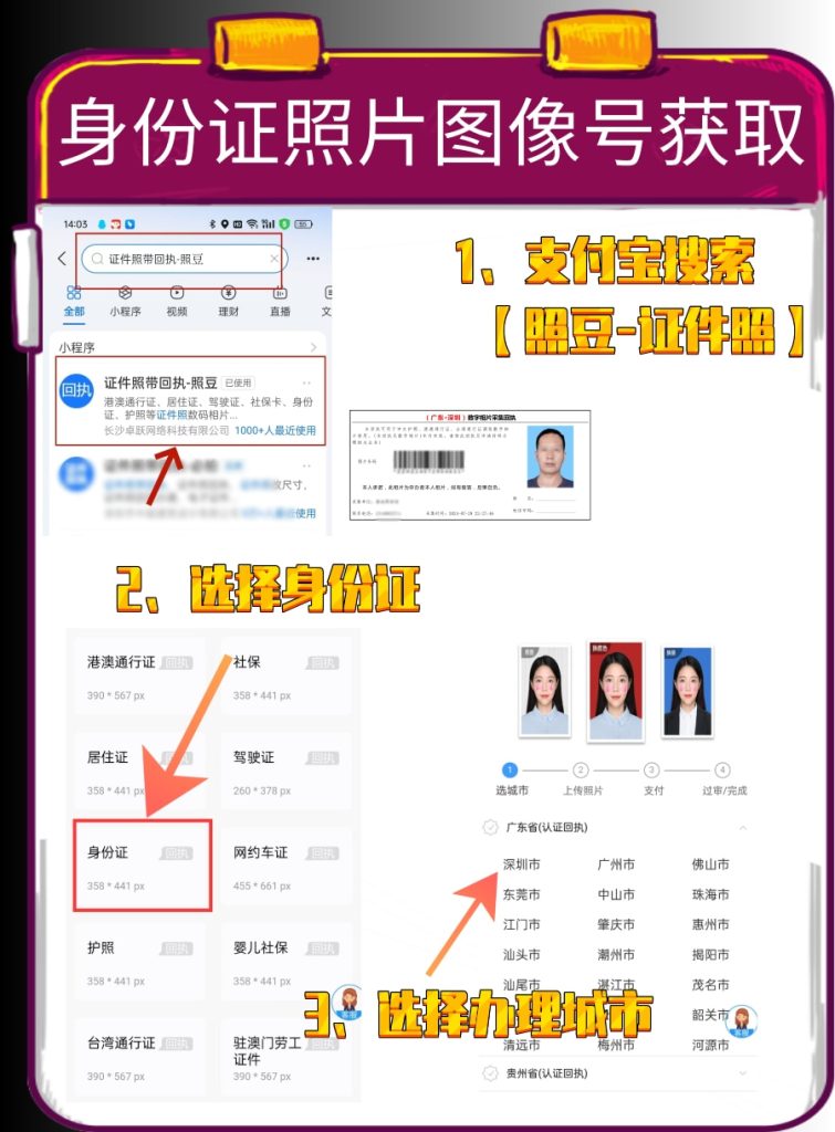 2026如果没有证件照，怎么在线办理身份证数码回执