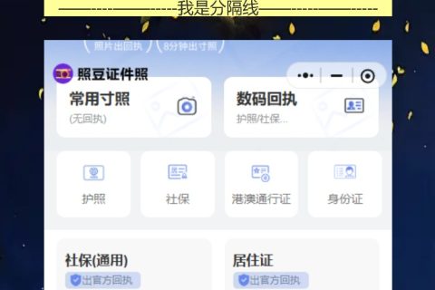 因公护照丢了要补办，回执手机拍，10分钟搞定