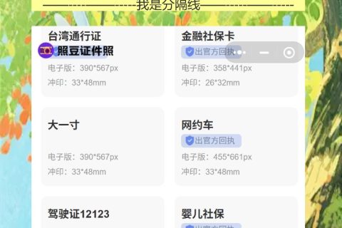 第一次办台湾通行证要照片回执，手机拍完就有，别跑照相馆
