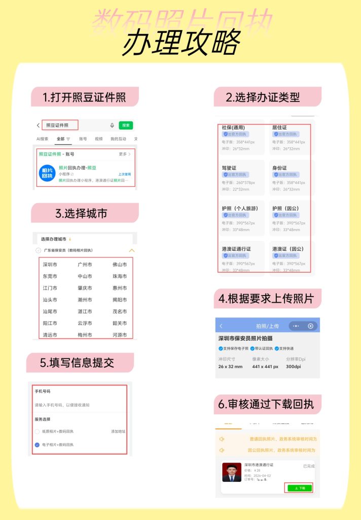 2026《广东省居住证数字相片采集回执》怎么办理?官方办理指南