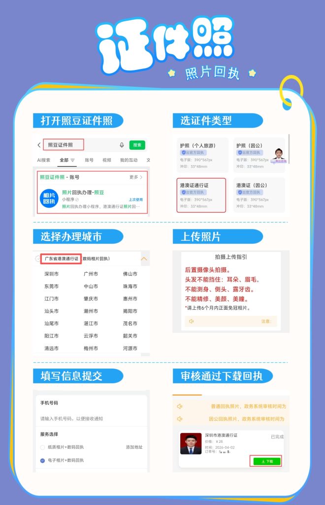 2026深圳市居住证数字相片采集回执如何办理|办事材料指引