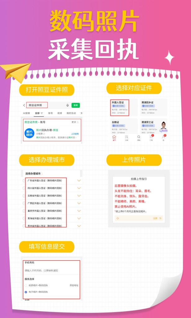 2026佛山市照片回执可以自己弄吗?线上自助办理小指南