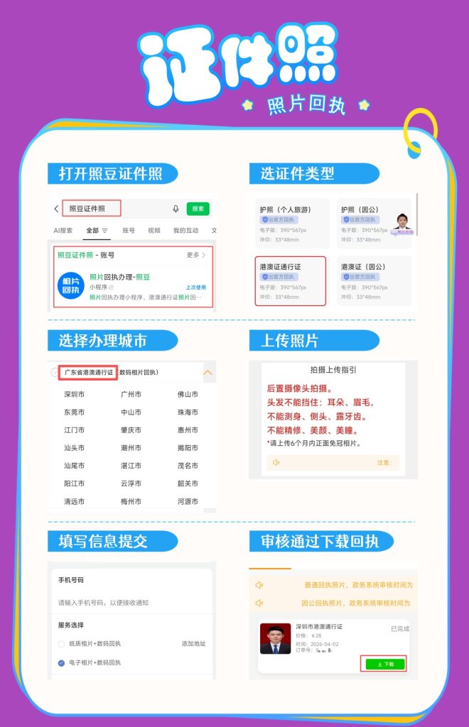 2026《深圳市居民身份证数字相片采集回执》怎么自己办理?自助办理科普
