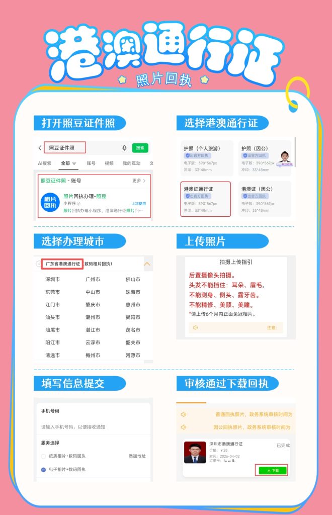 2026广东省港澳通行证办理流程｜办事科普指引