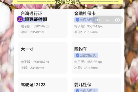 自己有照片怎么弄《回乡证照片回执》？手机上传就行