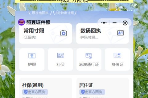 自己有照片怎么弄因公护照照片回执？手机上传自动裁切就行