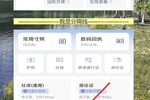 护照照片/数码回执线上办理，不用再跑照相馆